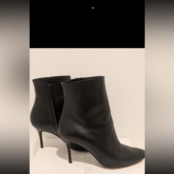 Manolo Blahnik Shoes - Manolo Blahnik Sleek Black Heeled Boots